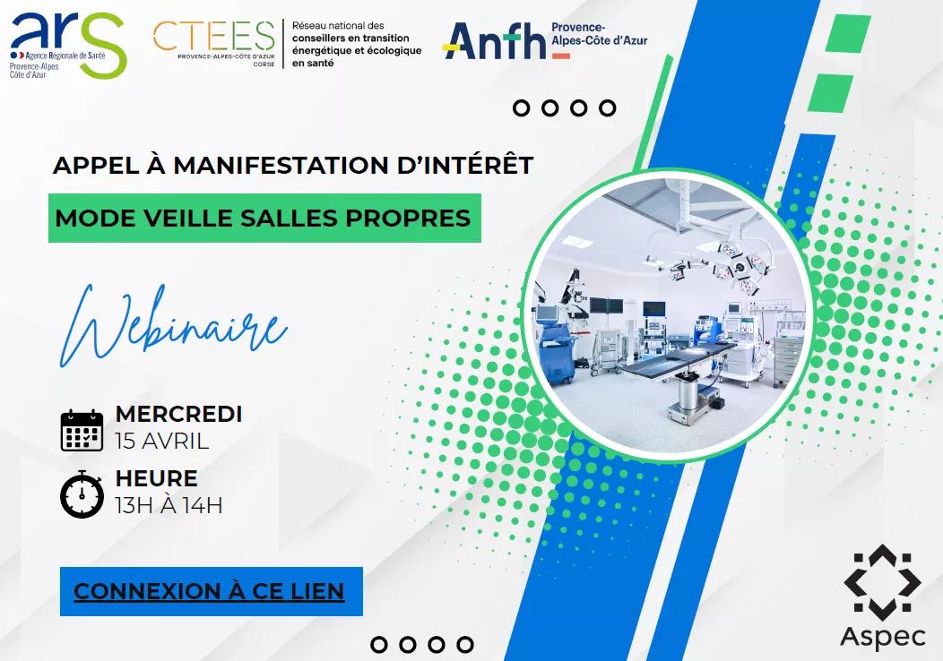 webinaire sur l'appel à manifestation d'intérêt le 15 avril de 13h à 14h