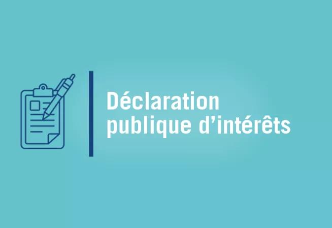 déclaration publique d'interets
