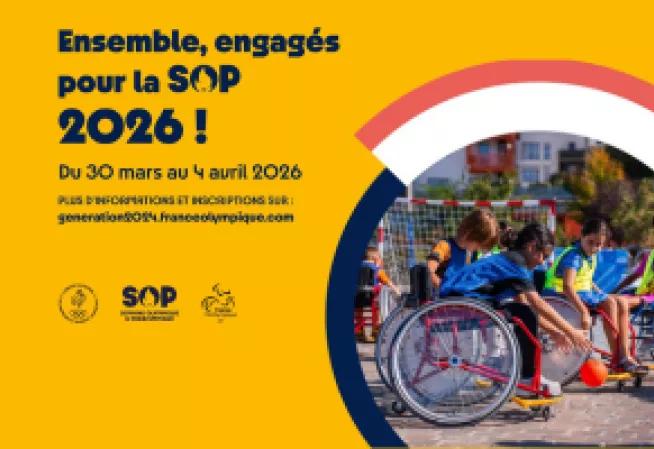 Engagés pour la SOP 2026 du 30 mars au 4 avril 2026