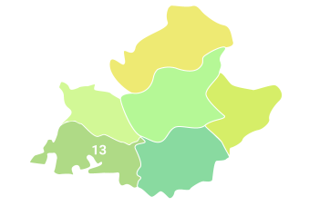 Bouches-du-Rhône ARS carte