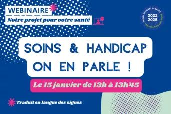 Webinaire soins & handicap