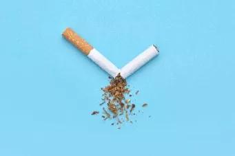 cigarette cassée