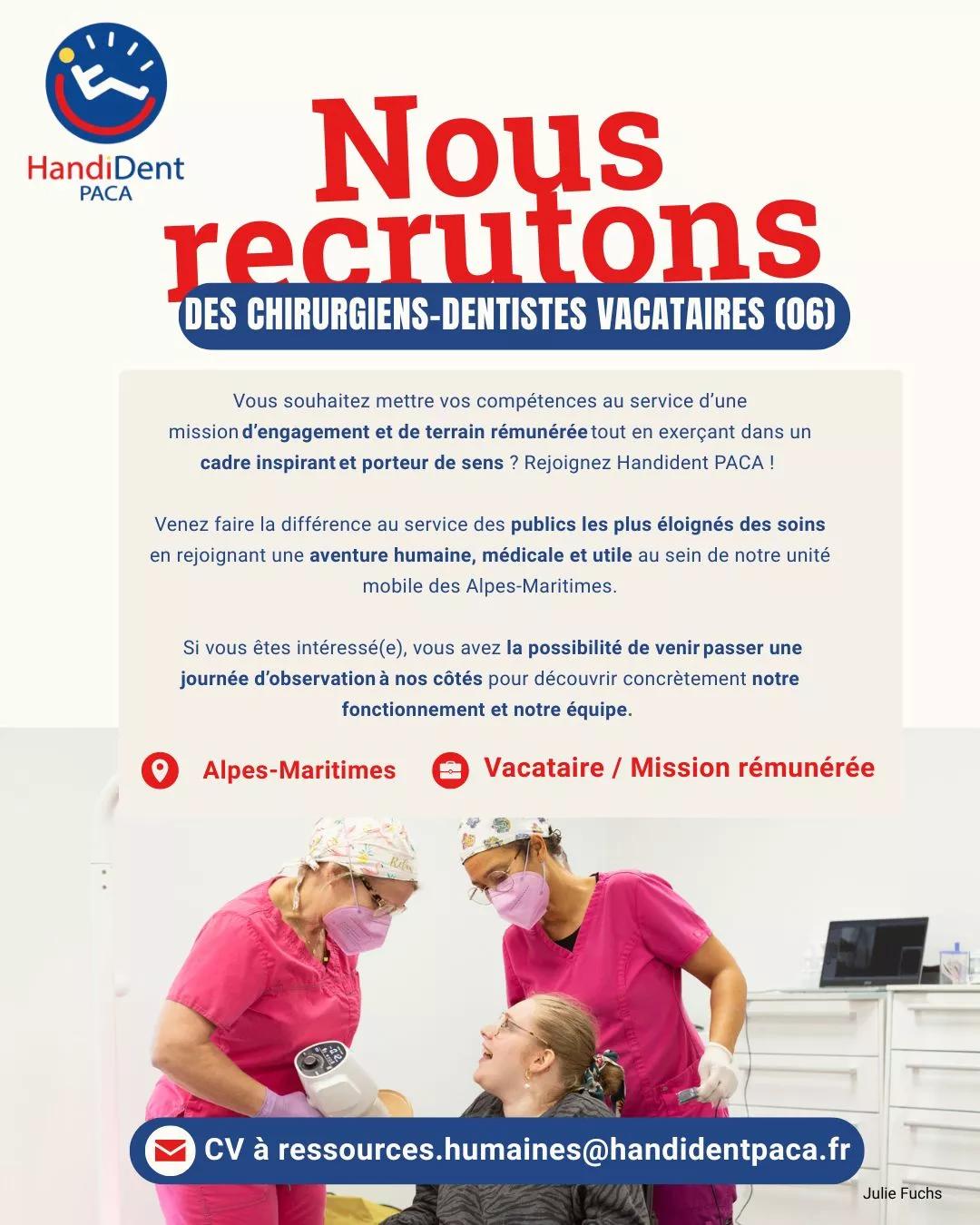 Handident recrute