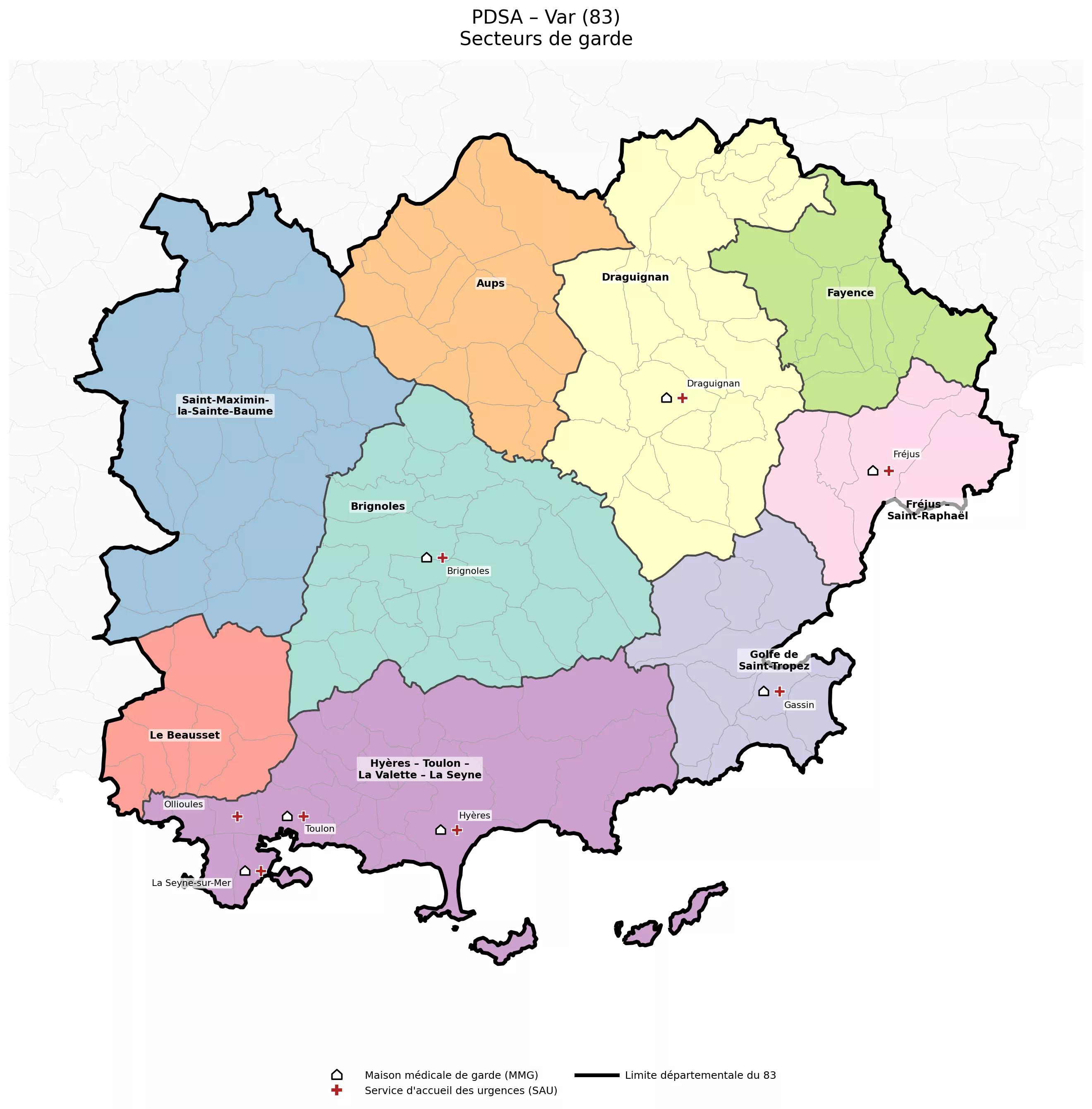 Cartographie PDSA 83