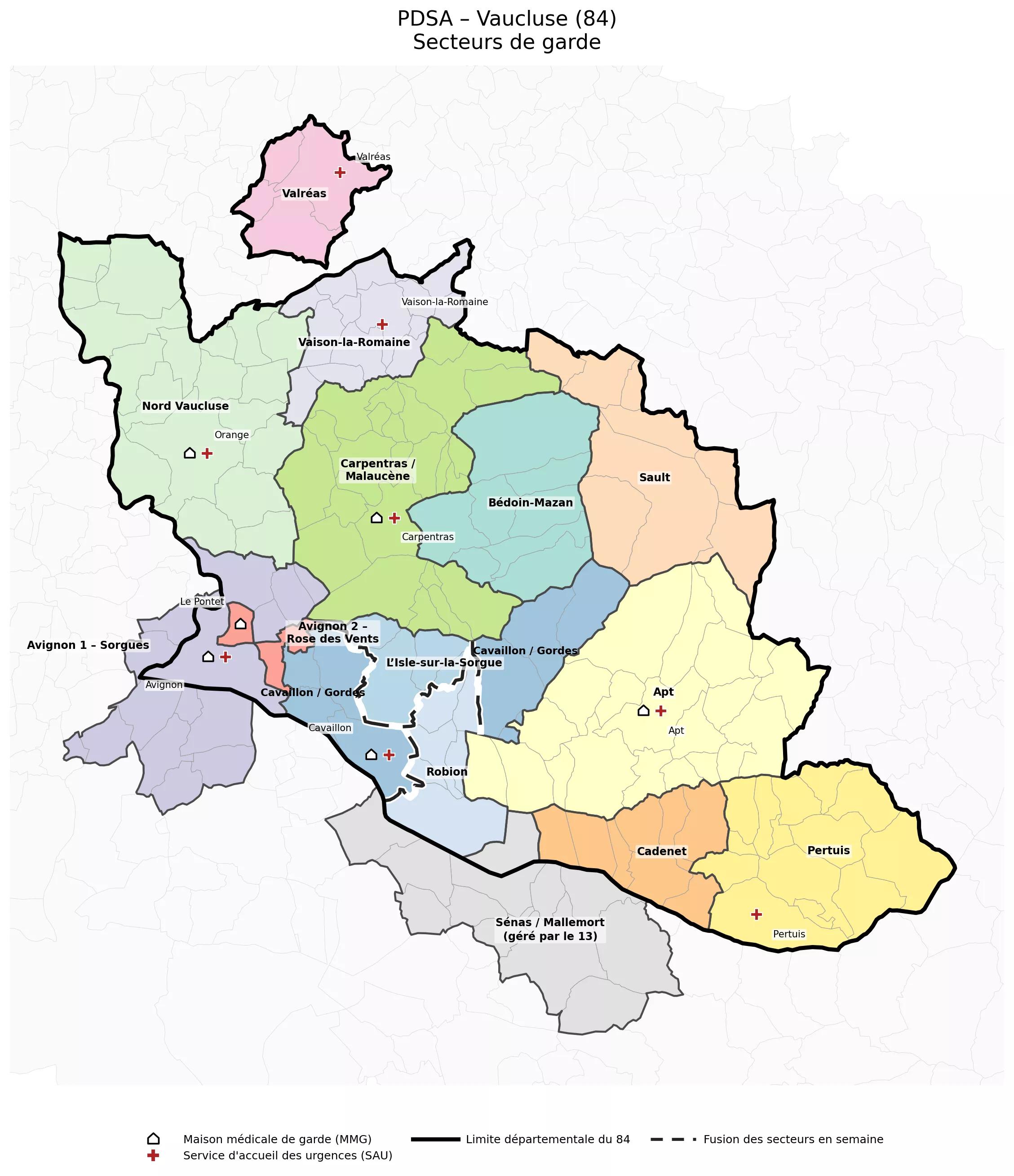 Cartographie PDSA 84