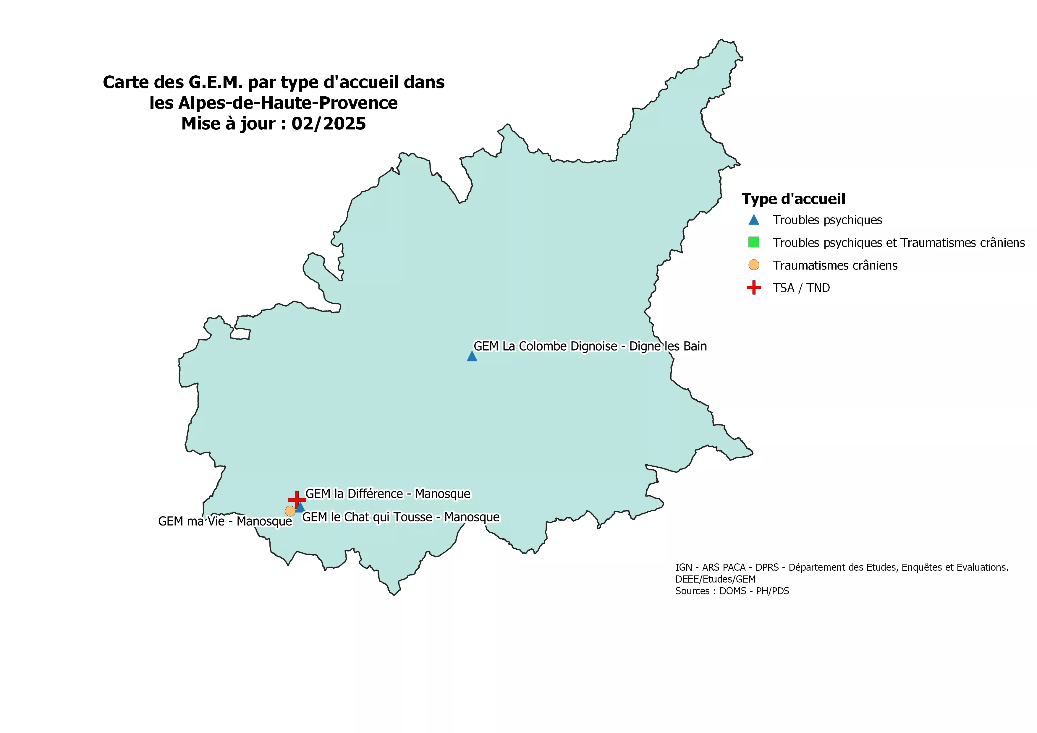 Cartographie GEM 04