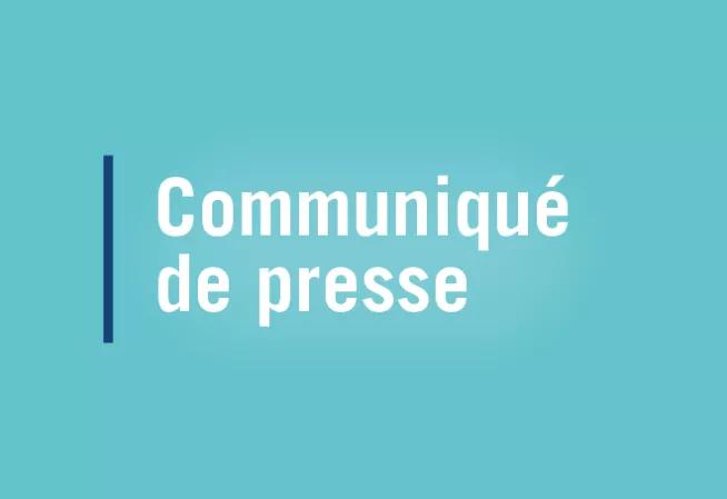communiqué de presse