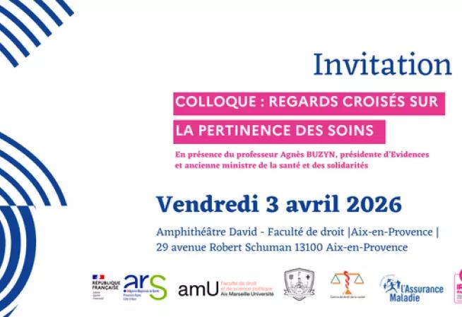 pertinence des soins - colloque du 3 avril