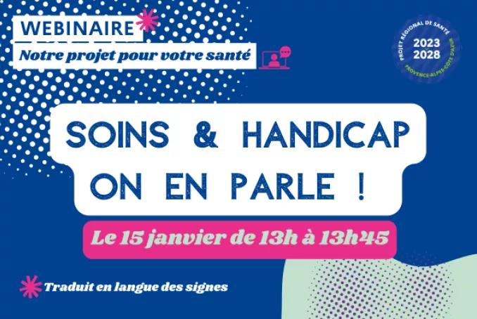 Webinaire soins & handicap