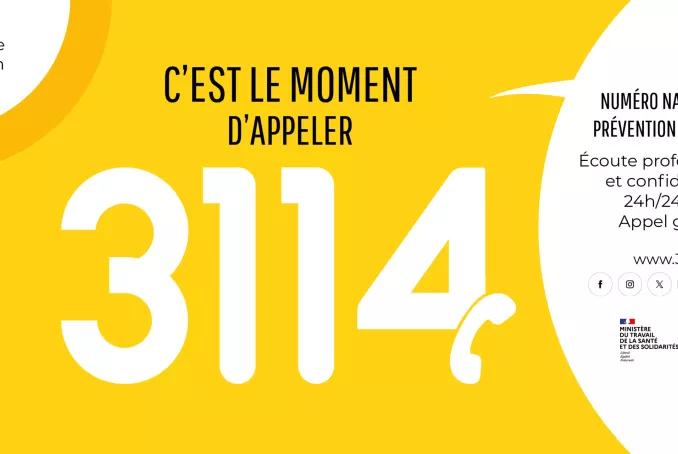 C'est le moment d'appeler le 3114